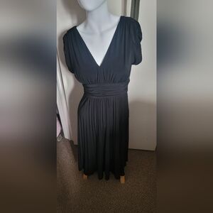 Suzi Chin for Maggy Boutique Black Midi Dress